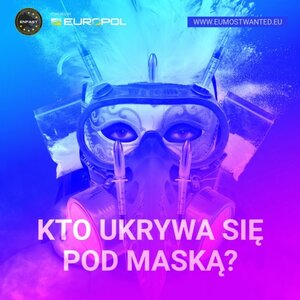 "Kto ukrywa się pod maską" - plakat.