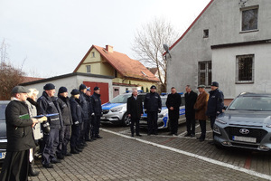 Przekazanie radiowozu w Gietrzwałdzie