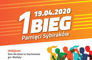 Plakat I Bieg Pamięci Sybiraka
