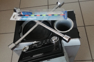 Zdjęcie przedstawia odzyskany sprzęt.