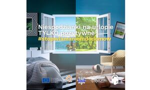 Zdjęcie przedstawia logo akcji "IV Europejski Dzień Przeciwdziałania Włamaniom do Domów".