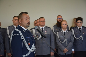 Przemowa Komendanta Wojewódzkiego Policji w Olsztynie nadinsp. Tomasza Klimka