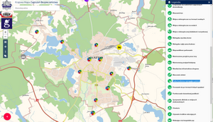 Zdjęcie przedstawia zrzut ekranu KMZB.