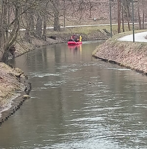 POSZUKIWANIA NA RZECE ŁYNA