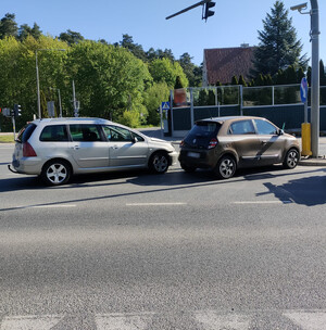 Miejsce zdarzenia ul. Bałtycka w Olsztynie