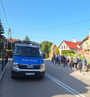 Policyjne zabezpieczenie związane z uroczystościami w Gietrzwałdzie