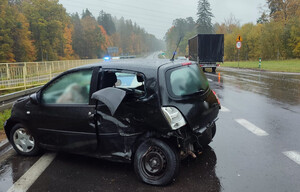 Miejsce zdarzenia drogowego.