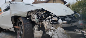 Miejsce zdarzenia drogowego.