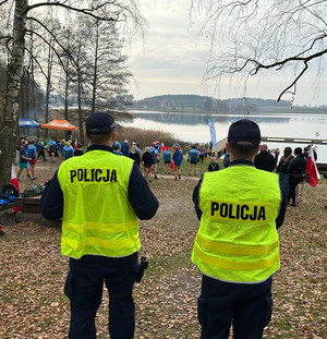 Zabezpieczenie morsowania na plaży w Zalesiu