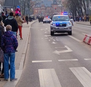 Zabezpieczenie Obchodów Niepodległości na ulicach Olsztyna