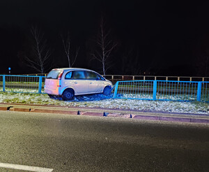 Miejsce zdarzenia drogowego.