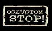 Napis oszustom stop!