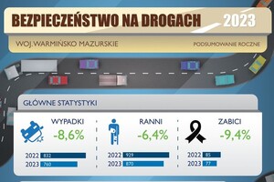 Infografika z danymi statystycznymi