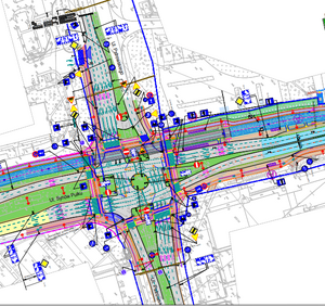 Zdjęcie przedstawia skrzyżowanie