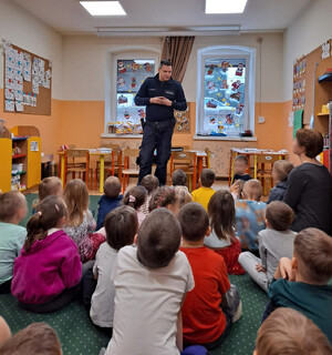 Spotkania w ramach działań ,,Bezpieczne ferie 2024"