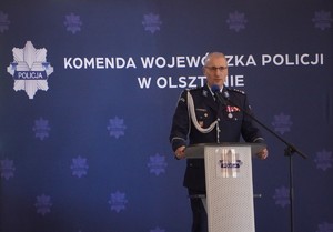insp. Piotr Koszczał podczas przemówienia