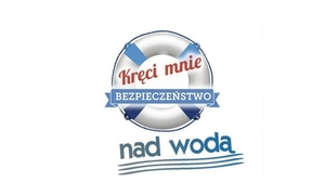 &quot;logo akcji Kręci mnie bezpieczeństwo nad wodą&quot;