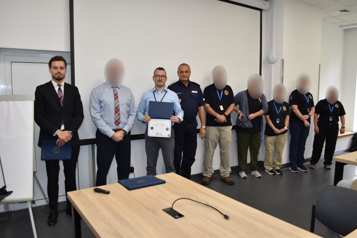 Olsztyński policjant ukończył szkolenie FBI w Legionowie